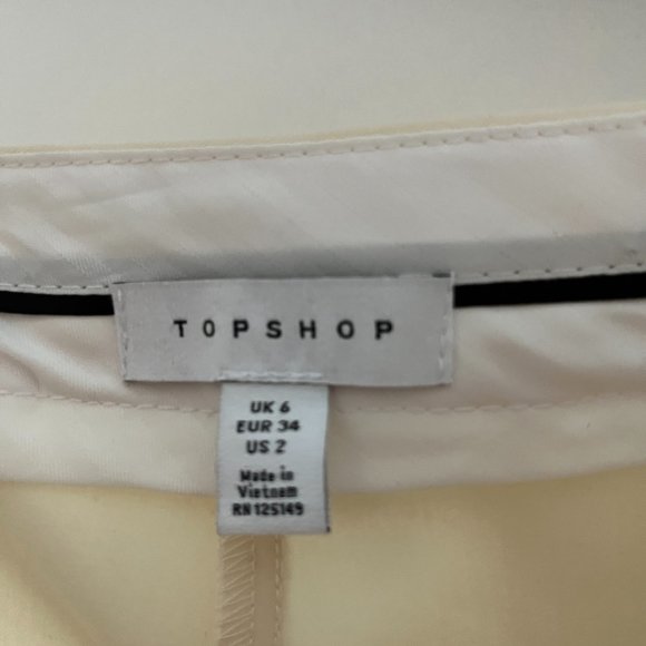 NEW Top Shop Cream Trousers - Picture 3 of 3